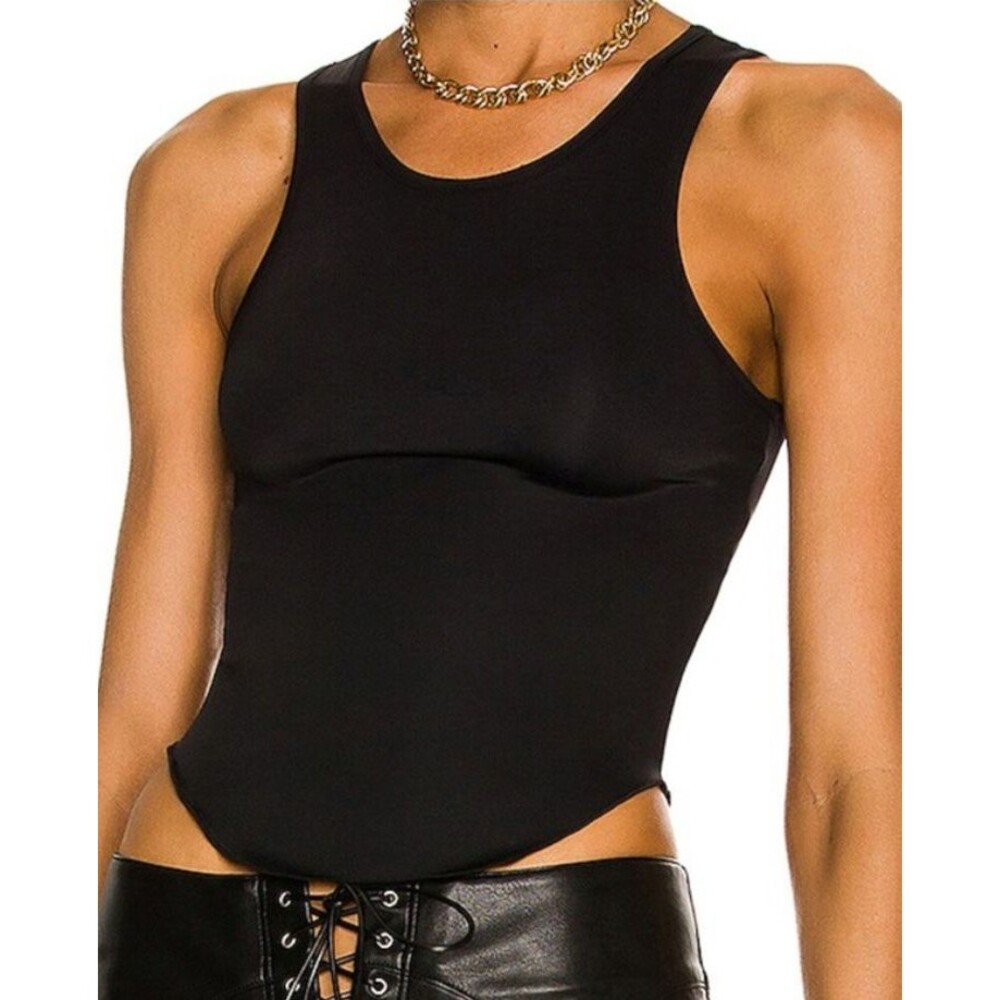 Miaou Jinx Tank Top Sz. 4XL Black Sleeveless Stretchy BodyCon New with Tags